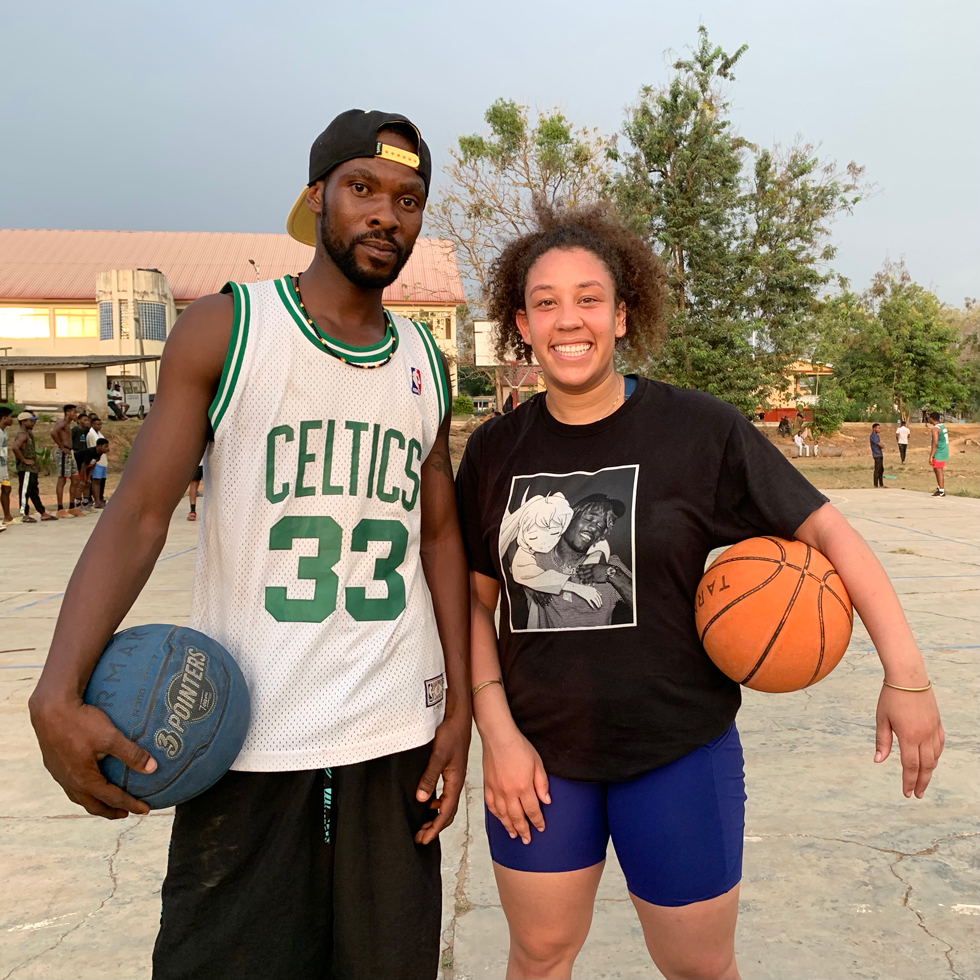 Ali Kpeto and Olivia Stevenson-Howard Mawuvi Basketball Fellowship Donation Dive, Hohoe Ghana