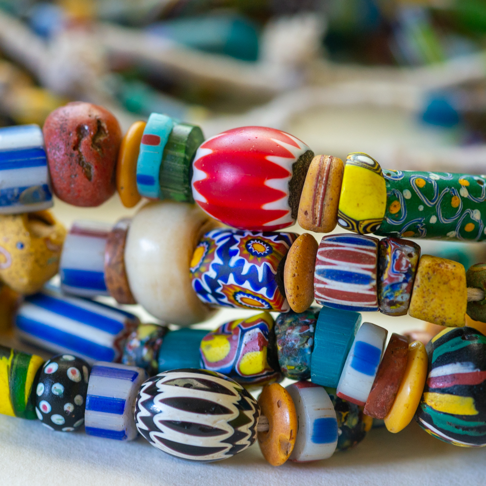West African Mixed Trade Bead Strand – Allegory Gallery